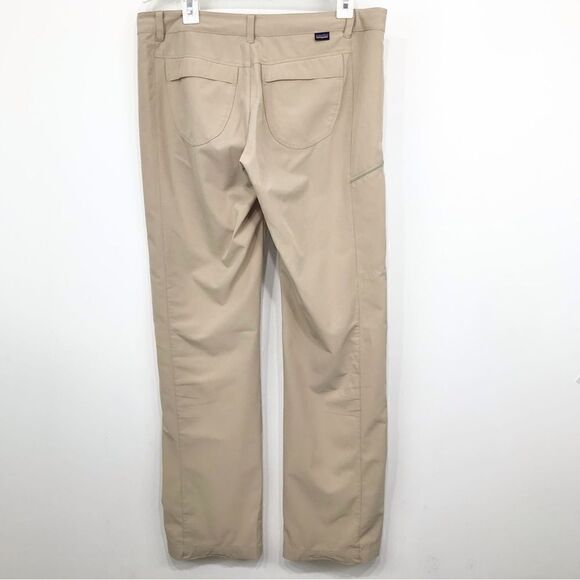 Patagonia Tan Lightweight Quick Dry Outdoor Performance Wear Travel Pants - Picture 8 of 16